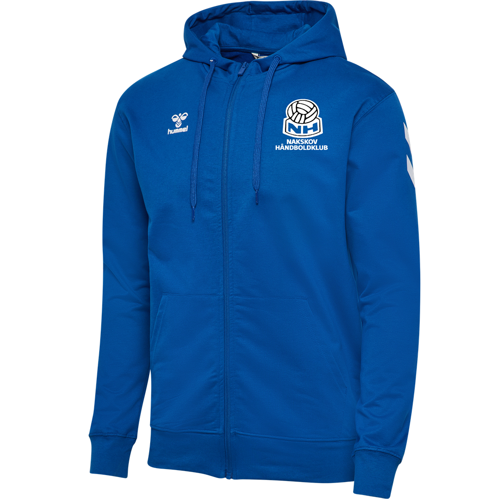 NH hoodie med lynlås børn Kobolt